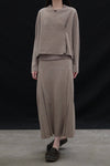SWAYING 25 Early Spring Splicing Skirt SW-SW25PS3B08-HHT Gray Camel SW25PS3B08
